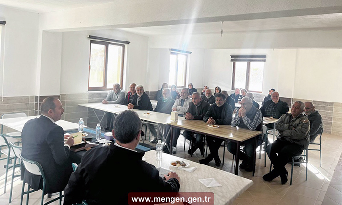 Mengen Kaymakamı Sercan Yıldız, köy ziyaretlerine devam ediyor