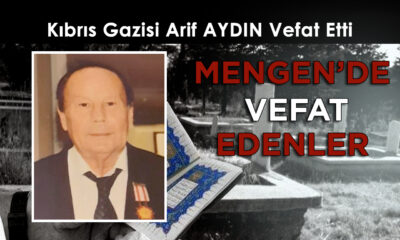 Kıbrıs Gazisi Arif AYDIN Vefat Etti