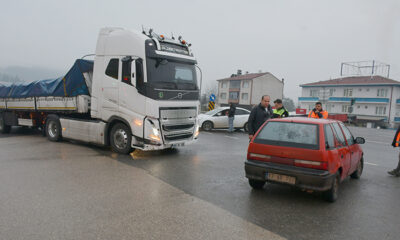 Mengen’de Dörtyol mevkiinde trafik kazası