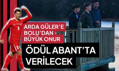 Arda Güler’e Bolu’dan büyük onur: Ödül Abant’ta verilecek