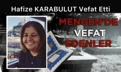 Karabulut ailesinin Acı Kaybı: Hafize KARABULUT Vefat Etti