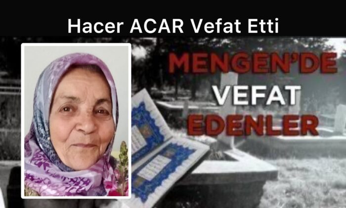 Hacer ACAR Vefat Etti