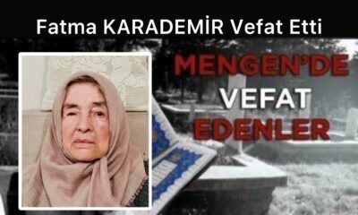 Fatma KARADEMİR Vefat Etti