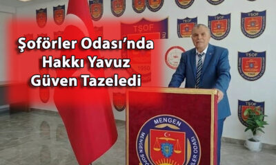 Mengen Şoförler Odası’nda Hakkı Yavuz Güven Tazeledi