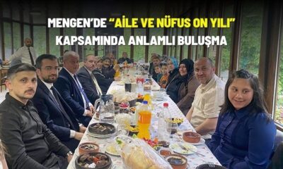 Mengen’de “Aile ve Nüfus On Yılı” Kapsamında Anlamlı Buluşma