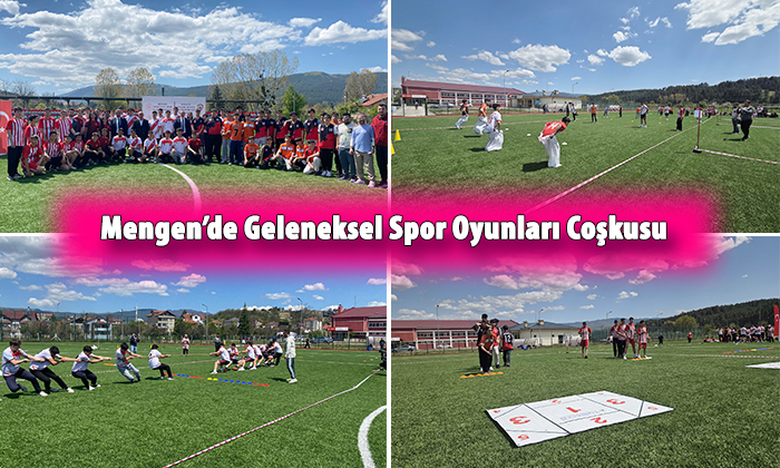 Mengen’de Geleneksel Spor Oyunları Coşkusu