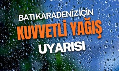Bu Gece ve Yarın İçin Kuvvetli Yağış Uyarısı