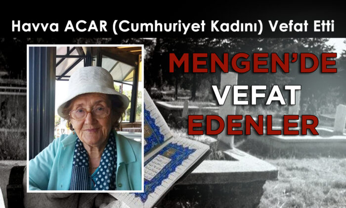 Huzur Sokağın Acı Kaybı Havva ACAR Vefat Etti