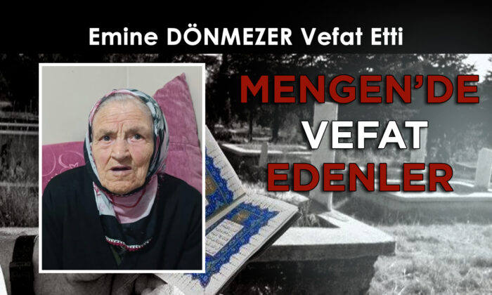 Emine DÖNMEZER Vefat Etti