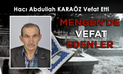 Hacı Abdullah KARAÖZ Vefat Etti