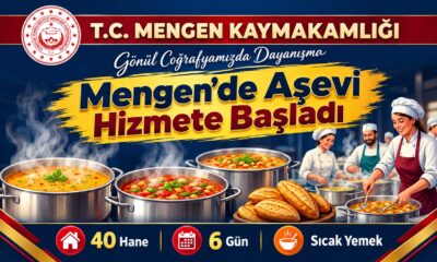 Mengen’de Aşevi Hizmeti Başlatıldı: 40 Haneye Sıcak Yemek Ulaştırılacak