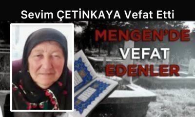 Sevim ÇETİNKAYA Vefat Etti