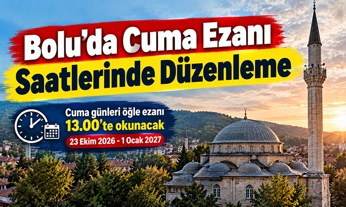 Cuma Ezanı Saatlerinde Düzenleme