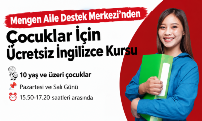 Mengen Aile Destek Merkezi’nden Çocuklar İçin Ücretsiz İngilizce Kursu