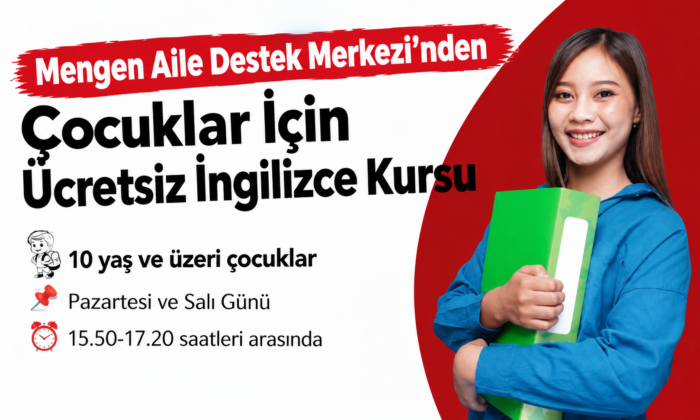 Mengen Aile Destek Merkezi’nden Çocuklar İçin Ücretsiz İngilizce Kursu