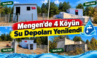 Mengen’de Dört Köyün İçme Suyu Depoları Yenilendi