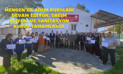 Mengen’de Sağım Hijyeni ve Sanitasyon Kursu Tamamlandı