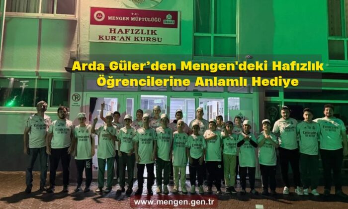 Arda Güler’den Mengen’deki Hafızlık Öğrencilerine Anlamlı Hediye