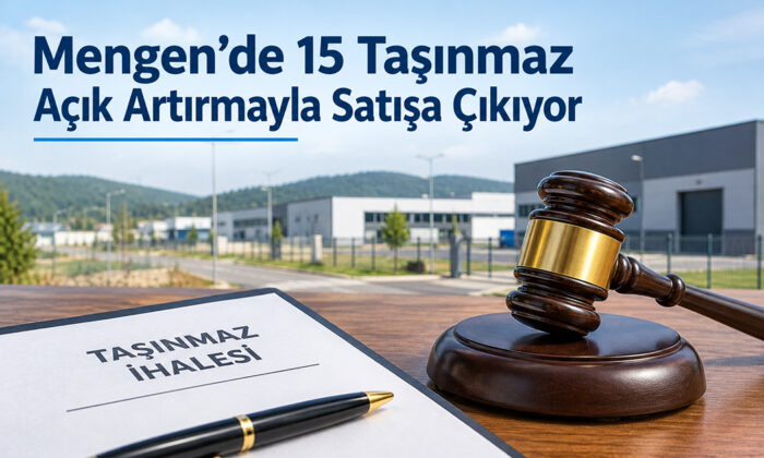 İhale İlanı: Mengen’de 15 Taşınmaz Açık Artırmayla Satışa Çıkıyor